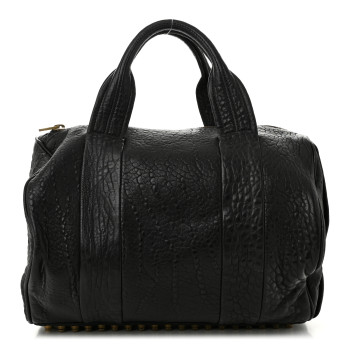 ALEXANDER WANG Pebbled Lambskin Rockie Antique Brass Hardware