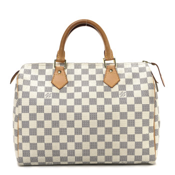 LOUIS VUITTON Damier Azur Speedy 30