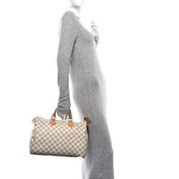 LOUIS VUITTON Damier Azur Speedy 35