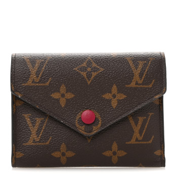 LOUIS VUITTON Monogram Victorine Wallet Fuchsia