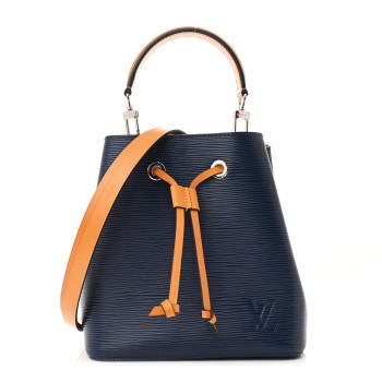 LOUIS VUITTON Epi Neonoe BB Indigo Safran