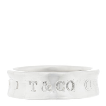 TIFFANY Sterling Silver 1837 Band Ring 58 8.5