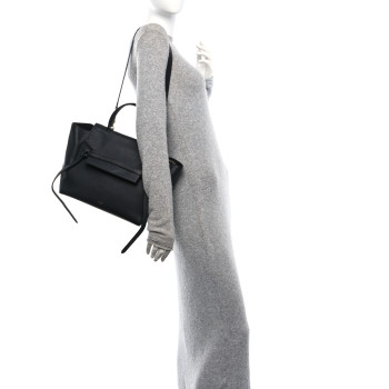 CELINE Grained Calfskin Mini Belt Bag Black