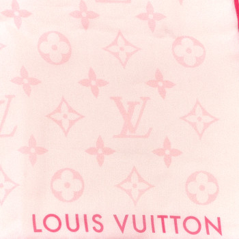 LOUIS VUITTON LV X TM Monogram Cherry Blossom Square Scarf Pink Red
