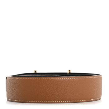 HERMES Togo Box 32mm Reversible Jumbo Belt 85 34 Gold Black