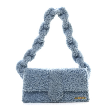 JACQUEMUS Shearling Le Bambidou Light Blue