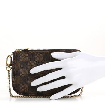 LOUIS VUITTON Damier Ebene Mini Pochette Accessories