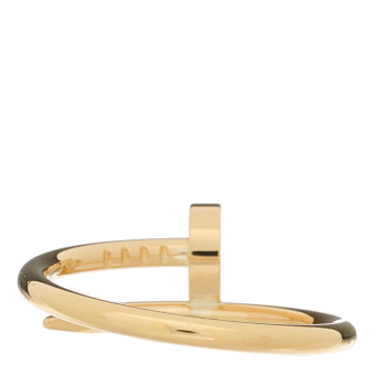 CARTIER 18K Yellow Gold Small Juste Un Clou Ring 51 5.75
