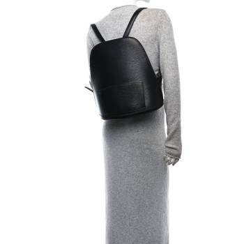 LOUIS VUITTON Epi Gobelins Backpack Black