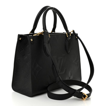 LOUIS VUITTON Empreinte Monogram Giant Onthego PM Black