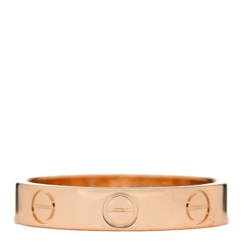 CARTIER 18K Pink Gold 3.5mm LOVE Wedding Band Ring 51 5.75