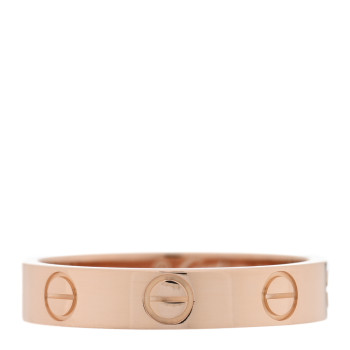 CARTIER 18K Pink Gold 3.5mm LOVE Wedding Band Ring 51 5.75