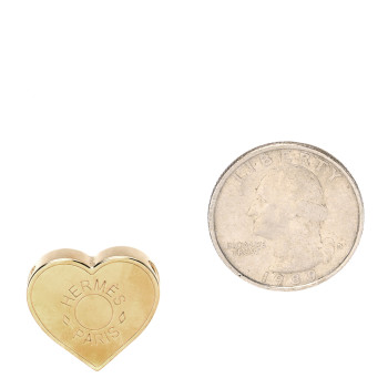 HERMES Permabrass Coeur Scarf Ring