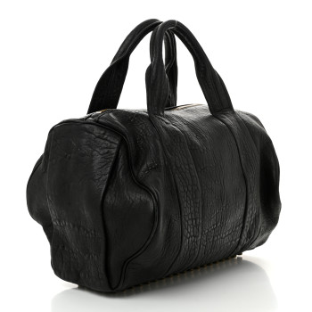 ALEXANDER WANG Pebbled Lambskin Rockie Antique Brass Hardware