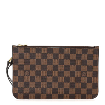 LOUIS VUITTON Damier Ebene Neverfull MM GM Pochette