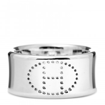 希少 Hermès / Eclipse Ruban GM ring size59 HERMES Sterling Silver GM Eclipse Ruban Ring 59 8.75 617193