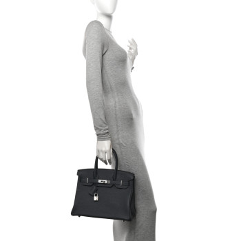 HERMES Togo Birkin 30 Gris Misty