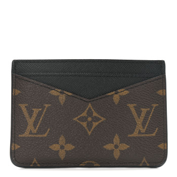 LOUIS VUITTON Monogram Macassar Neo Porte-Cartes Card Holder