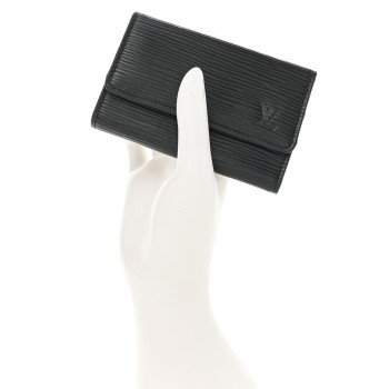 LOUIS VUITTON Epi Multicles 6 Key Holder Black
