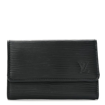 LOUIS VUITTON Epi Multicles 6 Key Holder Black