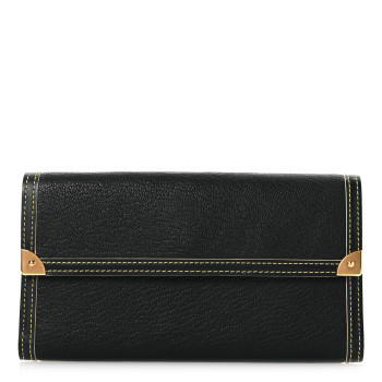 LOUIS VUITTON Suhali Porte Tresor International Wallet Black