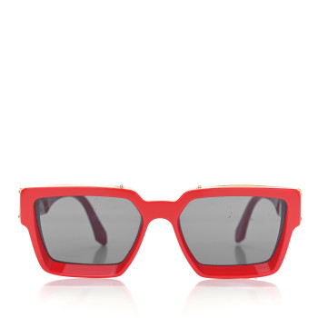 LOUIS VUITTON Acetate 1.1 Millionaires Z1169W Sunglasses Red