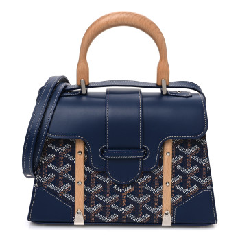 GOYARD Goyardine Structure Mini Saigon Navy
