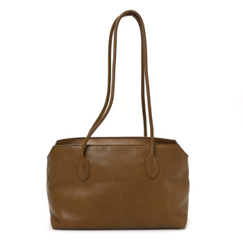 THE ROW Polished Saddle Terrasse Bag Muschio