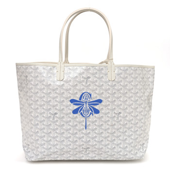 GOYARD Goyardine Dragonfly Saint Louis PM White