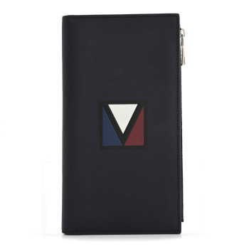 LOUIS VUITTON Smooth Calfskin America's Cup Organizer Wallet  Navy