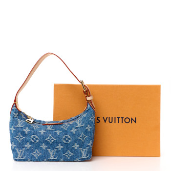 【ヴィンテージ】Rank:S☆Louis Vuitton Blue ボストンバック LOUIS VUITTON]LOUIS VUITTON Pretty Handbag M95020