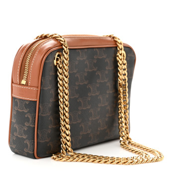 関税込 Celine MEDIUM TotebagTRIOMPHE IN GRAINED CALFSKIN MEDIUM CABAS ANAÏS CUIR TRIOMPHE in Grained calfskin - BLACK
