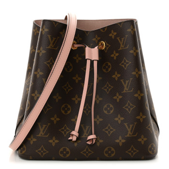 LOUIS VUITTON Monogram Neonoe MM Rose Poudre