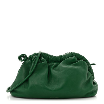 MANSUR GAVRIEL Lambskin Mini Cloud Clutch Green