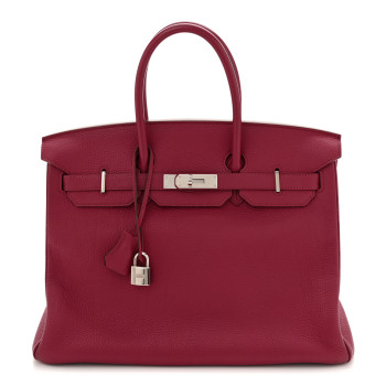 HERMES Togo Birkin 35 Bois de Rose