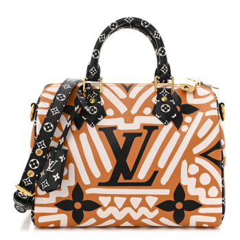 LOUIS VUITTON Monogram Giant Crafty Speedy Bandouliere 25 Creme Caramel LOUIS VUITTON Monogram Giant Crafty Speedy Bandouliere 25 Creme Caramel