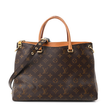 LOUIS VUITTON Monogram Pallas Safran