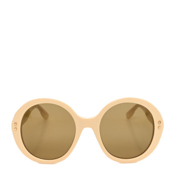 GUCCI Acetate Round Sunglasses GG1081S Ivory