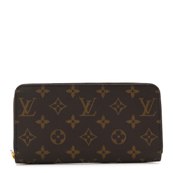 LOUIS VUITTON Monogram Zippy Wallet Rose Ballerine