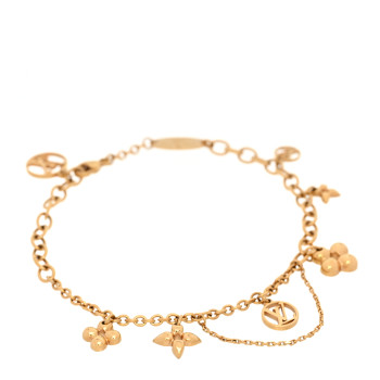 LOUIS VUITTON Metal Monogram Blooming Supple Bracelet