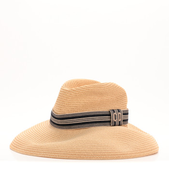 CHRISTIAN DIOR Straw Hat 57 Natural