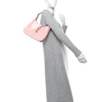 GUCCI Patent Calfskin Small Jackie 1961 Hobo Light Pink
