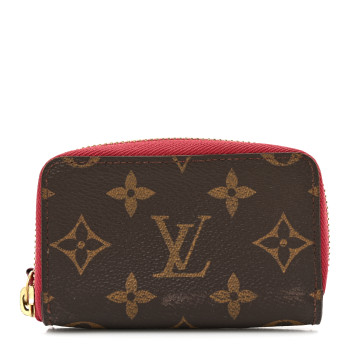 LOUIS VUITTON Monogram Zippy Multicartes Fuchsia