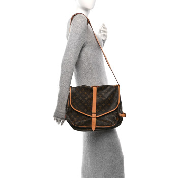 LOUIS VUITTON Monogram Saumur 35