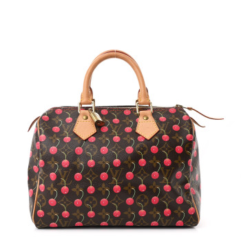 LOUIS VUITTON Monogram Cerises Speedy 25