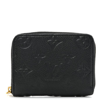 LOUIS VUITTON Empreinte Zippy Coin Purse Black