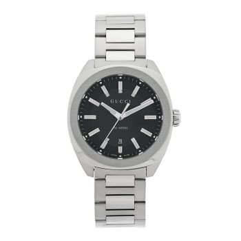 GUCCI Stainless Steel 40mm GG2570 Quartz Watch Black