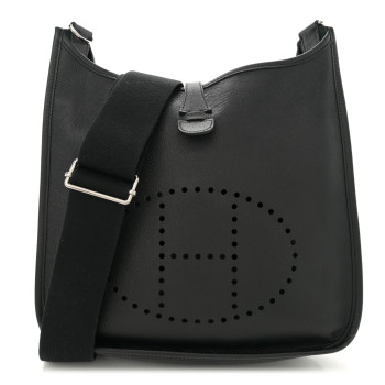 HERMES Epsom Evelyne III PM Black
