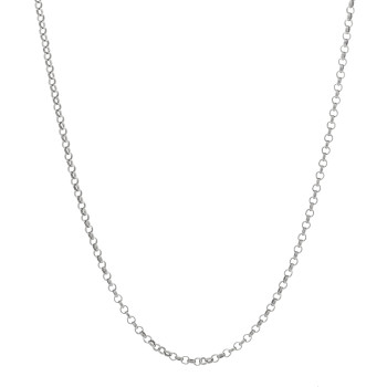 GUCCI Sterling Silver Classic Chain Necklace