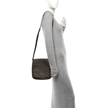 LOUIS VUITTON Damier Ebene Musette Salsa Long Strap